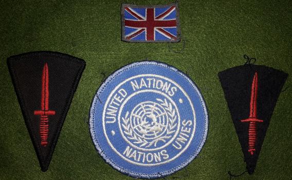 British UN Forces Cloth Patches